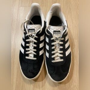 Adidas Black Platform Gazelles